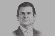 Sketch of <p> Luis Carlos Sarmiento Gutiérrez, CEO, Grupo Aval</p>

