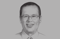 Sketch of <p>President Benigno Aquino III</p>
