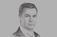Sketch of <p>Dmitry Medvedev, Prime Minister of Russia</p>
