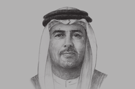 Sketch of <p>Ali Majed Al Mansoori, Chairman, Abu Dhabi Department of Economic Development (ADDED) </p>
