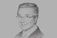 Sketch of <p>Former Prime Minister Mahathir Mohamad </p>
