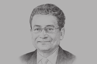 Sketch of <p>Jaseem Ahmed, Secretary-General, Islamic Financial Services Board</p>
