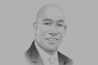 Sketch of <p>Prime Minister Keith Rowley</p>
