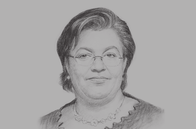 Sketch of <p>Hanna Tetteh, Minister of Foreign Affairs and Regional Integration, Republic of Ghana</p>
