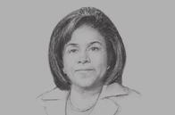 Sketch of <p>Paula Gopee-Scoon, Minister of Trade and Industry</p>
