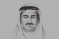 Sketch of <p> Yousef Mohammed Al Ali, Minister of Commerce and Industry</p>
