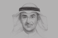 Sketch of <p>Nayef Al Hajraf, Chairman and Managing Director, Capital Markets Authority (CMA)</p>
