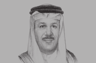 Sketch of <p>Abdul Latif Al Zayani, Secretary-General, GCC</p>
