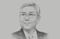 Sketch of <p>President U Htin Kyaw</p>
