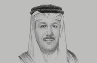 Sketch of <p>Abdul Latif Al Zayani, Secretary-General</p>
