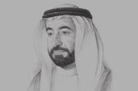 Sketch of <p>Sheikh Sultan bin Mohammed Al Qasimi, Ruler of Sharjah and Member of the UAE’s Supreme Council</p>

