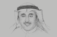 Sketch of <p>Abdulwahab Al Bader, Director-General, Kuwait Fund for Arab Economic Development (KFAED)</p>
