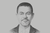 Sketch of <p>Khalid Elgibali, Division President, Mastercard Middle East and North Africa</p>
