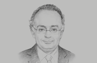 Sketch of <p>Sherif Samy, Chairman, Egyptian Financial Supervisory Authority (EFSA)</p>
