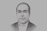 Sketch of <p> Gustavo Puente Orozco, Secretary of Economic Development, State of San Luis Potosí</p>
