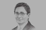 Sketch of <p>Mohamed Fadhel Abdelkefi, Minister of Development, Investment and International Cooperation</p>
