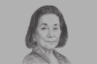 Sketch of <p>Helen Y Dee, Chairperson, RCBC</p>
