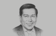 Sketch of <p>Walker San Miguel, Secretary-General, Andean Community (Comunidad Andina, CAN)</p>
