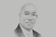 Sketch of <p>Prime Minister Keith Rowley</p>
