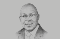 Sketch of <p>Kelvin Charles, Chief Secretary, Tobago House of Assembly (THA)</p>
