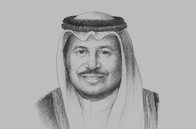 Sketch of <p>Prime Minister Sheikh Jaber Al Mubarak Al Hamad Al Sabah</p>
