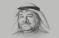 Sketch of <p>Khaled Mahdi, Secretary-General, Supreme Council for Planning and Development</p>
