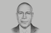 Sketch of <p>Thomas Abe, Managing Director, Kumul Consolidated Holdings (KCH)</p>
