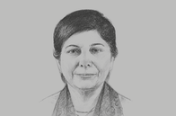 Sketch of <p>Shamshad Akhtar, Executive Secretary, UN Economic and Social Commission for Asia and the Pacific (ESCAP)</p>
