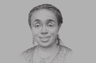 Sketch of <p>Kemi Adeosun, Minister of Finance</p>
