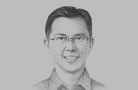 Sketch of <p>Ben Ng, President Director, AIA Financial Indonesia</p>
