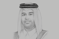 Sketch of <p>Sheikh Ahmed bin Jassim bin Mohammed Al Thani</p>
