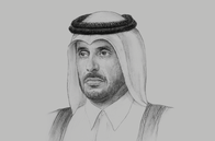 Sketch of <p>Sheikh Abdullah bin Nasser bin Khalifa Al Thani</p>
