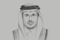 Sketch of <p>Ahmed Alkholifey, Governor, Saudi Arabian Monetary Authority (SAMA)</p>
