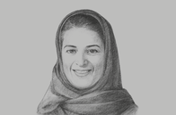 Sketch of <p>Sarah Al Suhaimi, Chair, Saudi Stock Exchange (Tadawul); and CEO, NCB Capital</p>
