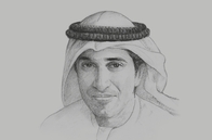Sketch of <p>Abdulla Mohammed Al Basti, Secretary-General, Executive Council of Dubai</p>
