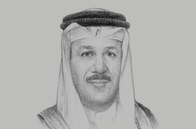 Sketch of <p>Abdul Latif Al Zayani, Secretary-General, GCC</p>

