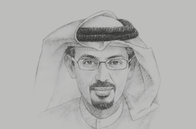 Sketch of <p>Hamad Buamim, President and CEO, Dubai Chamber,</p>
