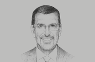 Sketch of <p>Saad Eddine El Othmani, Head of Government</p>
