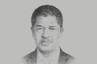 Sketch of <p>Marcel de Souza, President, ECOWAS Commission</p>
