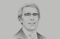 Sketch of <p>Abdellatif Jouahri, Governor, Bank Al Maghrib (BAM)</p>
