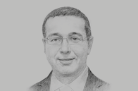 Sketch of <p>Mohamed Boussaid, Minister of Economy and Finance</p>
