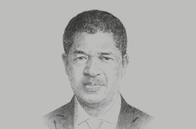 Sketch of <p>Marcel de Souza, President, ECOWAS Commission</p>
