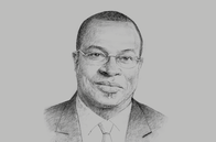 Sketch of <p>Emmanuel Essis, Director-General, Investment Promotion Agency of Côte d’Ivoire</p>
