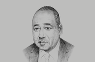 Sketch of <p>Prime Minister Amadou Gon Coulibaly, Minister of Budget and State Portfolio</p>
