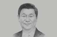 Sketch of <p>Xi Jinping, President of China</p>
