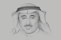 Sketch of <p>Abdulwahab Al Bader, Director-General, Kuwait Fund for Arab Economic Development (KFAED)</p>
