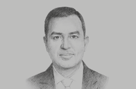 Sketch of <p>Imad Fakhoury, Minister of Planning and International Cooperation</p>
