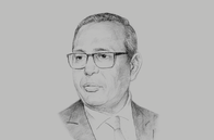 Sketch of <p>Samir Majoul, President, Tunisian Union of Industry</p>
