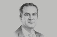 Sketch of <p>Walid Saibi, General Manager, Tunisie Valeurs</p>
