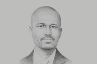 Sketch of <p>Libérat Mfumukeko, Secretary-General, EAC</p>
